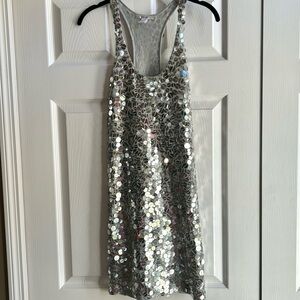 MNG  (Mango) Suit Beaded Disco Ball Dress